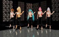 初音角色跳舞：3d角色動(dòng)畫制作